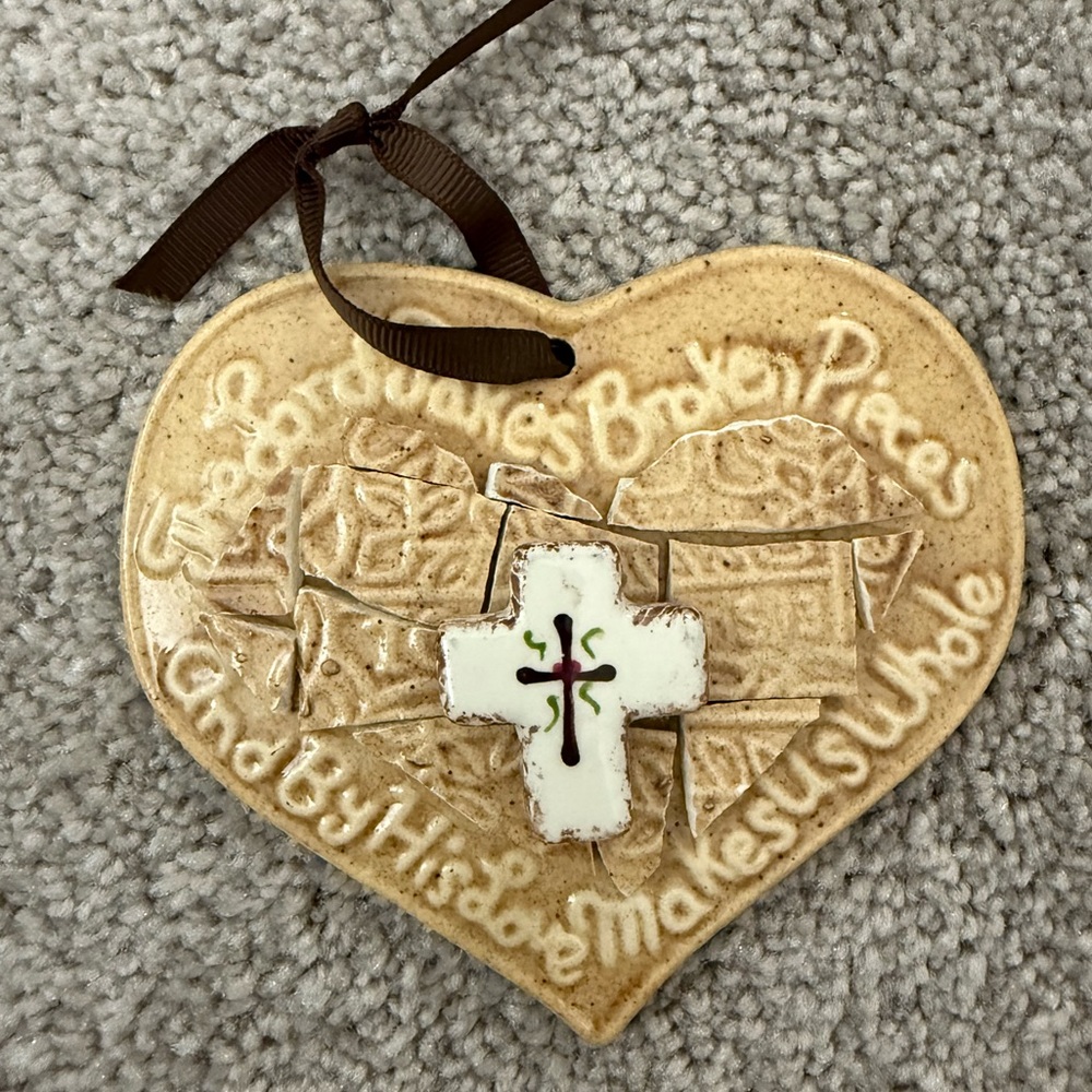 Ceramic Heart Decor